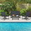 Costway 87396451 4 Pieces Outdoor Conversation Set with Tempered Glass Coffee Table-Black