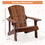 Costway 83457269 Kid's Adirondack Chair with High Backrest and Arm Rest-Coffee