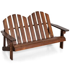 Costway 2 Person Adirondack Chair with High Backrest
