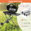 Costway 78954263 15000 BTU Portable Propane BBQ Grill with Wheels and Side Shelf-Black