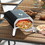 Costway 68217934 15000 BTU Foldable Pizza Oven with Pizza Peel Stone and Cutter-Black