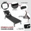 Costway 18479325 Patio Sunbathing Lounge Chair 5-Position Adjustable Tanning Chair-Black