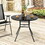 Costway 62534817 34 Inch Patio Dining Table with 1.5 inch Umbrella Hole for Garden