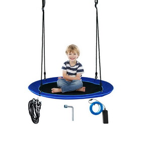 Costway 40 Inches Saucer Tree Swing for Kids and Adults-Multicolor