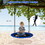Costway 13685294 40 Inches Saucer Tree Swing for Kids and Adults-Navy