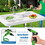 Costway 71462539 2-in-1 Folding Fish Cleaning Table-White