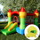 Costway 26539487 Inflatable Bounce House Jumper with Slide & 480 W Blower