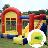 Costway 71569834 Inflatable Bounce House Castle with Super Slide & Blower