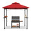 Costway 29514067 8 x 5 Feet Outdoor Barbecue Grill Gazebo Canopy Tent BBQ Shelter-Wine