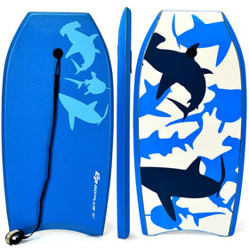 Costway 25718604 Lightweight Super Bodyboard Surfing with EPS Core Boarding-L