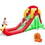 Costway 81745326 Inflatable Water Slide Bounce House with Climbing Wall and Jumper with 550W Blower