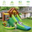 Costway 53286497 Kids Inflatable Jungle Bounce House Castle with 750W Blower