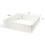 Costway 65810974 48 Inch Raised Garden Bed Planter for Flower Vegetables Patio-White