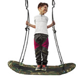 Costway 20196435 Saucer Tree Swing Surf Kids Outdoor Adjustable Swing Set