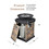 Costway 40521687 40000BTU Outdoor Propane Burning Fire Bowl Column Realistic Look Firepit Heater-Brown