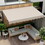 Costway 60293547 Outdoor Manual Retractable Awning Cover Shelter Patio Sun Shade-Beige