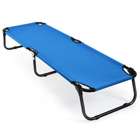 Costway 36954081 Folding Camping Bed Outdoor Portable Military Cot Sleeping Hiking