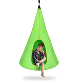 Costway 85923670 32 Inch Kids Nest Swing Chair Hanging Hammock Seat for Indoor Outdoor-Green