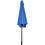 Costway 56321480 9 ft Outdoor Market Patio Table Umbrella Push Button Tilt Crank Lift-Blue