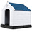 Costway 04517693 Indoor/Outdoor Waterproof Plastic Dog House Pet Puppy Shelter