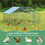 Costway 03792615 Large Walk in Shade Cage Chicken Coop with Roof Cover-13'