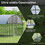 Costway 59042613 Large Metal Chicken Coop with Cover