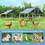 Costway 32549687 26.2 x 9.5 ft Large Walk-In Chicken Coop with Roof Cover
