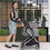 Costway 18596243 Foldable Dog Cat Stroller with Removable Waterproof Cover-Dark Gray
