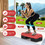 Costway 78129540 29 Inch Adjustable Workout Fitness Aerobic Stepper Exercise Platform-Red