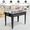 Costway 56083142 48" Competition Sized Home Recreation Wooden Foosball Table-Black