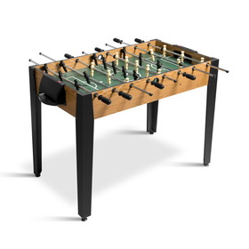 Costway 56083142 48" Competition Sized Home Recreation Wooden Foosball Table-Brown