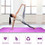 Costway 96328054 8 x 4 Feet Folding Gymnastics Tumbling Mat-Purple