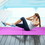 Costway 34862071 4' x 10' x 2" Folding Gymnastics Tumbling Gym Mat-Pink