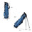Costway 64351028 Golf Stand Cart Bag with 4 Way Divider Carry Organizer Pockets-Blue
