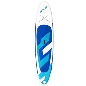Costway 47528190 11 Feet Inflatable Stand Up Paddle Board with Aluminum Paddle-Blue