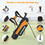 Costway 07164238 Complete Golf Club Set for Children Age 8-10-Orange