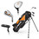 Costway 07164238 Complete Golf Club Set for Children Age 8-10-Orange
