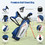 Costway 42076519 10 Pieces Men's Complete Golf Clubs Package Set with Alloy Driver