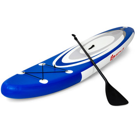 Costway 87402931 11 Feet Adjustable Inflatable Stand up Paddle SUP Surfboard with Bag