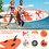 Costway 09153642 Inflatable Stand Up Paddle Board with Backpack Aluminum Paddle Pump-L