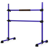 Costway 98071365 4 Feet Portable Ballet Barre with Adjustable Height-Purple