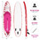 Costway 82790465 10.6 Feet Inflatable Adjustable Paddle Board with Carry Bag