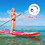 Costway 82790465 10.6 Feet Inflatable Adjustable Paddle Board with Carry Bag