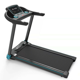 Costway 01954673 2.25HP Electric Running Machine Treadmill with Speaker and APP Control-Blue