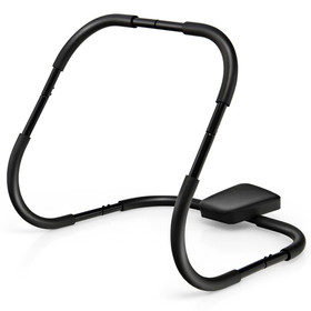 Costway 34286195 Portable AB Trainer Fitness Crunch Workout Exerciser with Headrest-Black