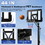 Costway 75698134 Portable Basketball Hoop with 8 to 10 Feet 5-Level Height Adjustable