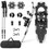 Costway 93256174 21/25/30 Inch 4-in-1 Lightweight Terrain Snowshoes with Flexible Pivot System-21 inches
