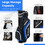 Costway 48219356 Lightweight Golf Stand Bag with 14 Way Top Dividers and 6 Pockets-Blue