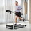 Costway 48135796 Folding Treadmill with 12 Preset Programs and LCD Display-Black