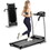 Costway 48135796 Folding Treadmill with 12 Preset Programs and LCD Display-Black